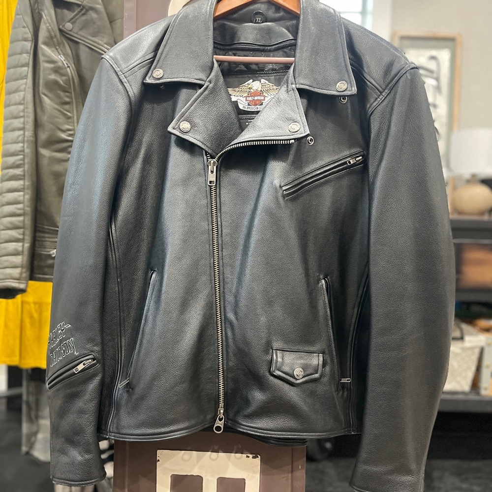 Men's Harley Davidson Black Leather Jacket
